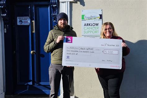 Wexford Man Marks Cancer Recovery Milestone With Huge Cheque For Arklow