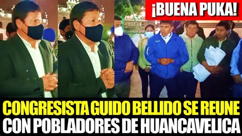 BUENA PUKA CONGRESISTA GUIDO BELLIDO SE REUNE CON POBLADORES DE