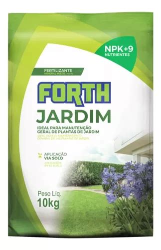 Adubo Fertilizante Forth Jardim 10 Kg Gramados Flores Vasos Frete grátis