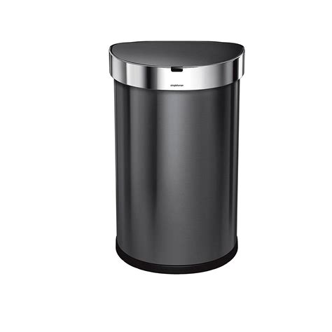 Cos De Gunoi Cu Senzor Semi Rotund 45 L Inox Simplehuman KitchenShop