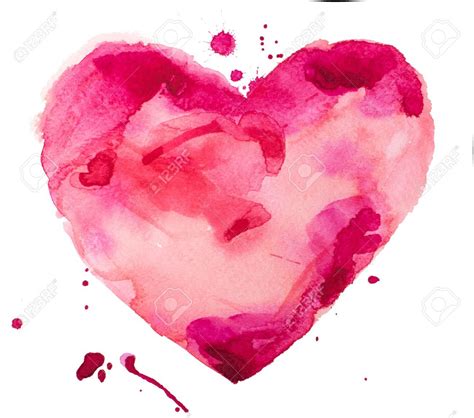 Coeur Aquarelle Banque D Images 24633789 Watercolor Heart