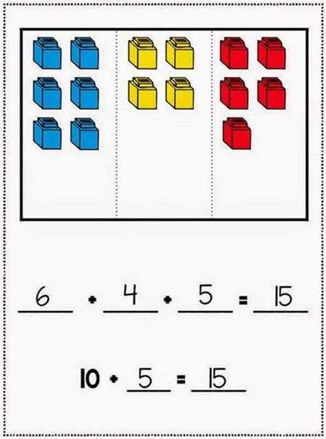 Common Core Math 3 Addend Addition Workmats Teach Junkie