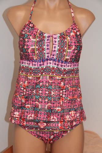 NWT Nanette Lepore Swimsuit Tankini Bikini 2pc Set Sz M EBay