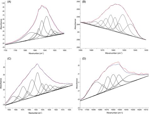 Curve Fitting Of BSA Amide I Band From A Pure Freeze Dried BSA