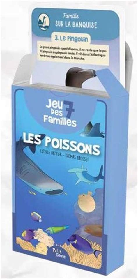 Jeu Des Familles Les Poissons Distribution Prologue