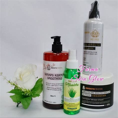 Jual PAKET LENGKAP 3IN1 SHAMPO KONDISIONER HAIR MASK SMOOTH Keratin