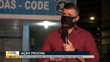 Bom Dia Alagoas Polícia Civil apreende vários celulares roubados