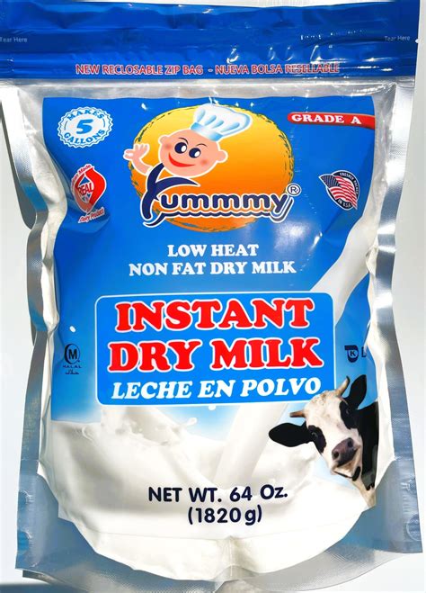 Yummmy Oz Instant Nonfat Skimmed Powdered Dry Milk Leche En Polvo