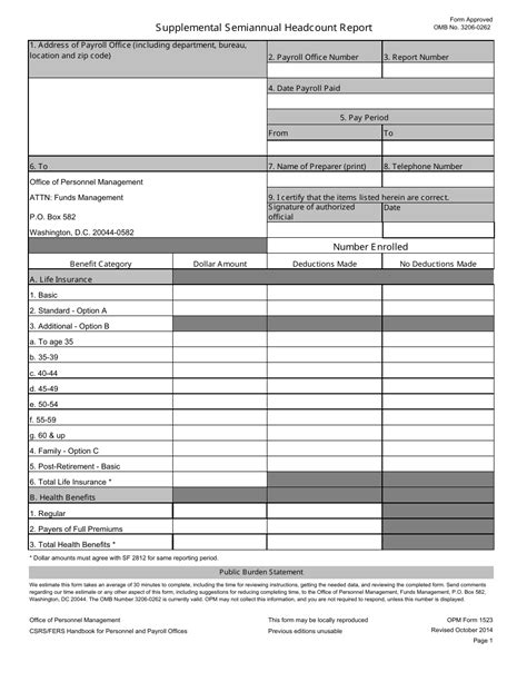 Fillable Opm Forms Printable Forms Free Online