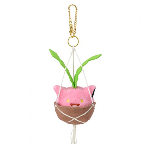 Plush Keychain Hoppip Pokémon Grassy Gardening - Meccha Japan