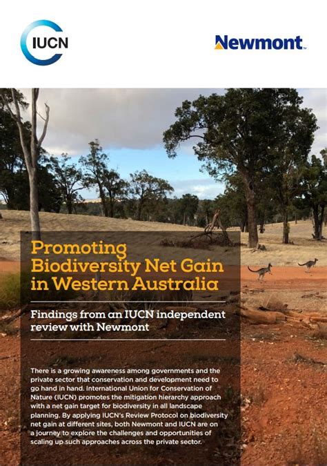 Promoting Biodiversity Net Gain In Western Australia Resource Iucn