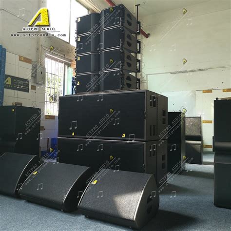 PRO Audio Kr208 Church Dual 8 Inch Mini Line Array Actpro Kr210 Powered