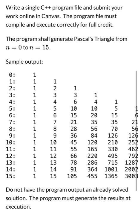 Solved Write A Single C Program File And Submit Your Work