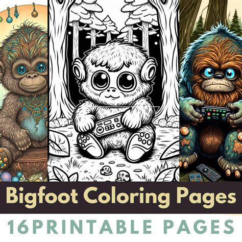 20 Bigfoot Coloring Pages Archibaldadia