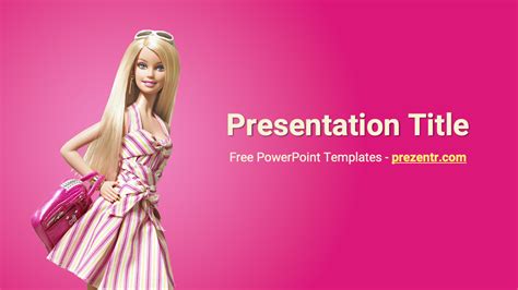 Barbie Ppt Template