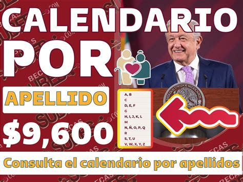 As Queda El Calendario De Pagos Por Apellidos En Pensi N Bienestar