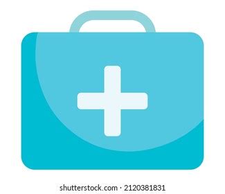 First Aid Kit On White Background Stock Vector Royalty Free