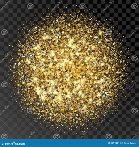 Het Goud Schittert Vectortextuur Gouden Fonkelingsachtergrond Vector