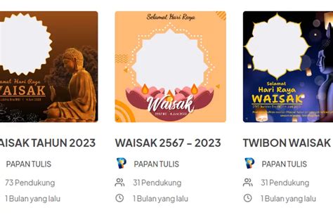 Link Twibbon Hari Raya Waisak Terbaru Yang Bisa Diunduh Gratis