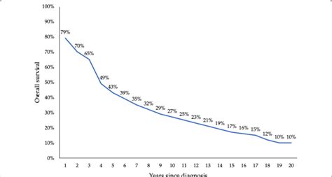 Relative Survival Of Al Amyloidosis By Year Since Diagnosis Al