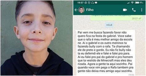 Garoto defende amigo em situação de bullying e caso viraliza nas Redes