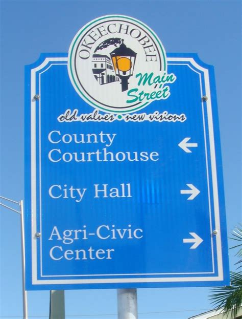 Okeechobee Main Street Inc Community Signage