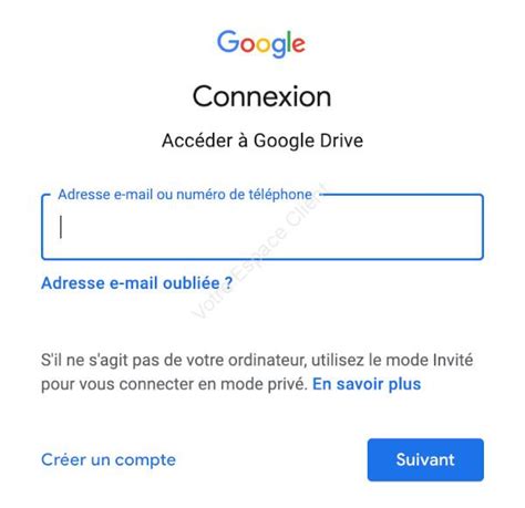 Connexion Google Drive guide pour accéder à mes fichiers