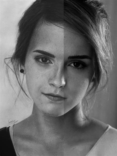 Emma Watson Drawing Photos Drawing Skill