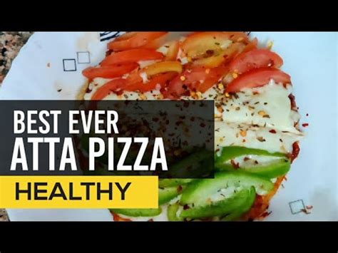 100 ATTA PIZZA In Kadhai Recipe Healthy Wheat Pizza Without Oven