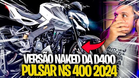 BAJAJ vai LANÇAR a Versão NAKED da DOMINAR 400 PULSAR NS400 2024