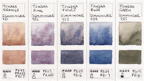 First Look At The New Colours In Schmincke S Super Granulation Watercolour Range Artofit