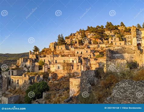 Kayakoy Abandoned Village Fethiye Turkey Stock Photo Image Of