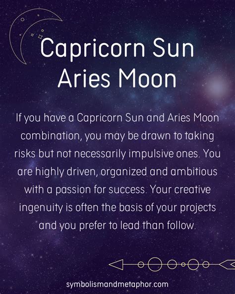 Capricorn Sun Aries Moon Personality Traits