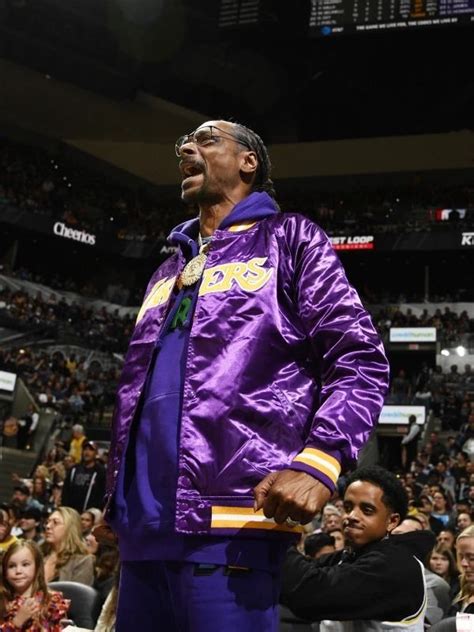 Snoop Dogg Los Angeles Lakers Purple Jacket - Jacket Hub