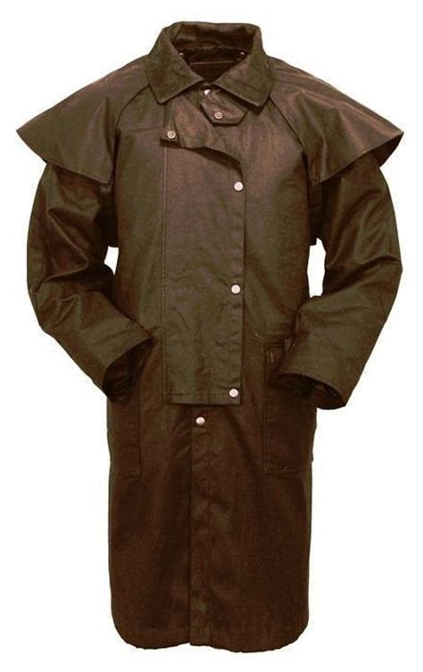 Waterproof Oilskin Duster Coat Etsy