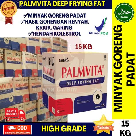 Minyak Goreng Padat Kg Dus Palmvita Palmvita Deep Frying Fat