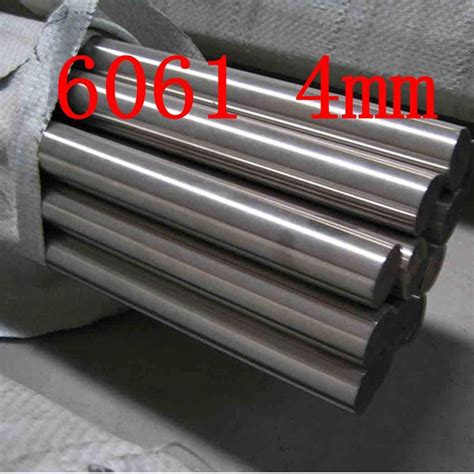 4mm Diameter 6061 T6 AL Aluminium Round Bar MILLING WELDING