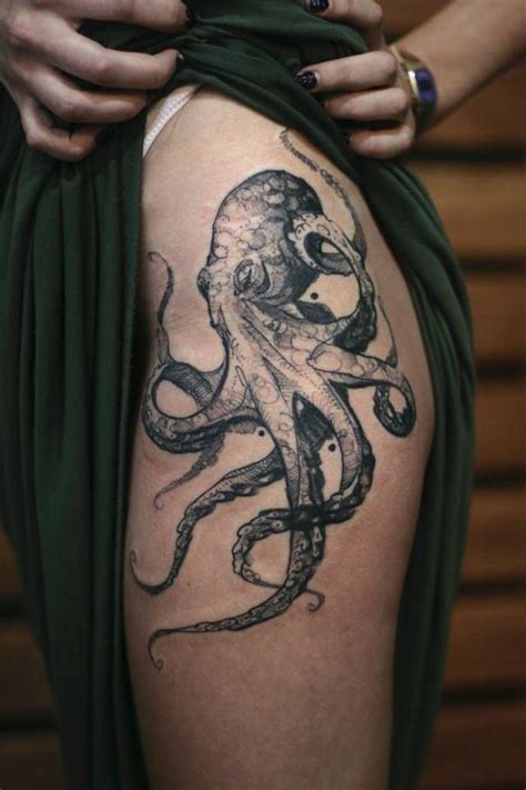 Official Tumblr Page For Tattoofilter Sketchy Octopus Tattoo On The