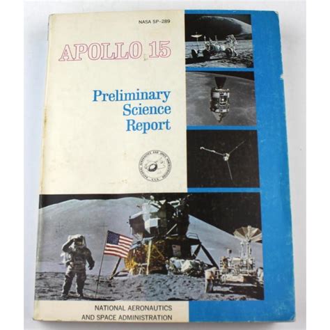 Bid Now Apollo Preliminary Science Report Nasa Book January