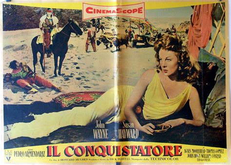 IL CONQUISTATORE MOVIE POSTER THE CONQUEROR MOVIE POSTER