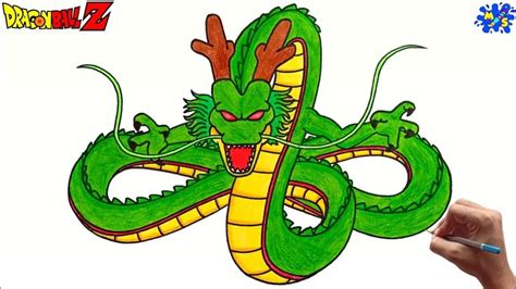 Dragon Ball Z Shenron drawing || How to draw Shenron Dragon from Dragon ...