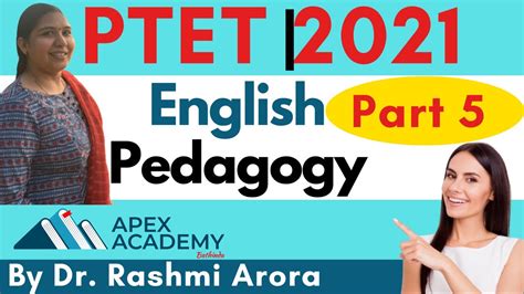 English Pedagogy For PSTET CTET By Dr Rashmi Arora Part 5