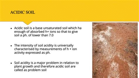 SOLUTION: Acidic alkaline saline soil and reclamation 1 - Studypool