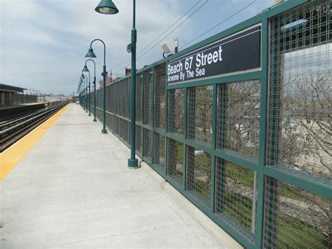 Beach 67th Street Subway Station Rockaway Line Queens 1956