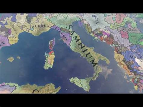 Imperator Rome Invictus Consolidating Italy With Samnium Timelapse