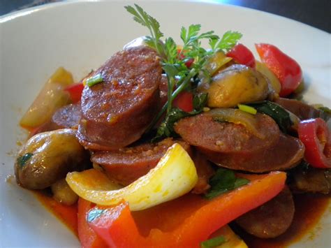 Cookingaround Chorizo Sausage Stir Fry Recipe