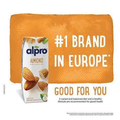 Alpro Almond Milk Original 250ML Shopee Singapore