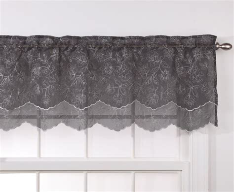 Stylemaster Renaissance Home Fashion Reese Embroidered Sheer Layered