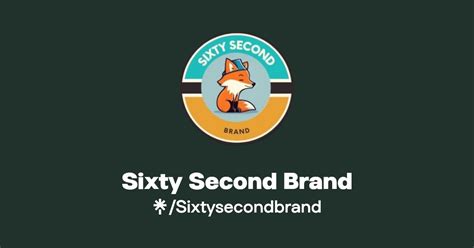 Sixty Second Brand Instagram Facebook Tiktok Linktree