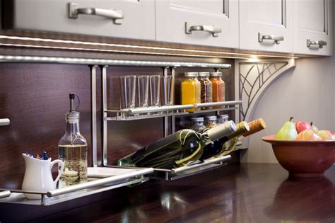 Kitchen Backsplash Rail System Edgewood Cabinetry